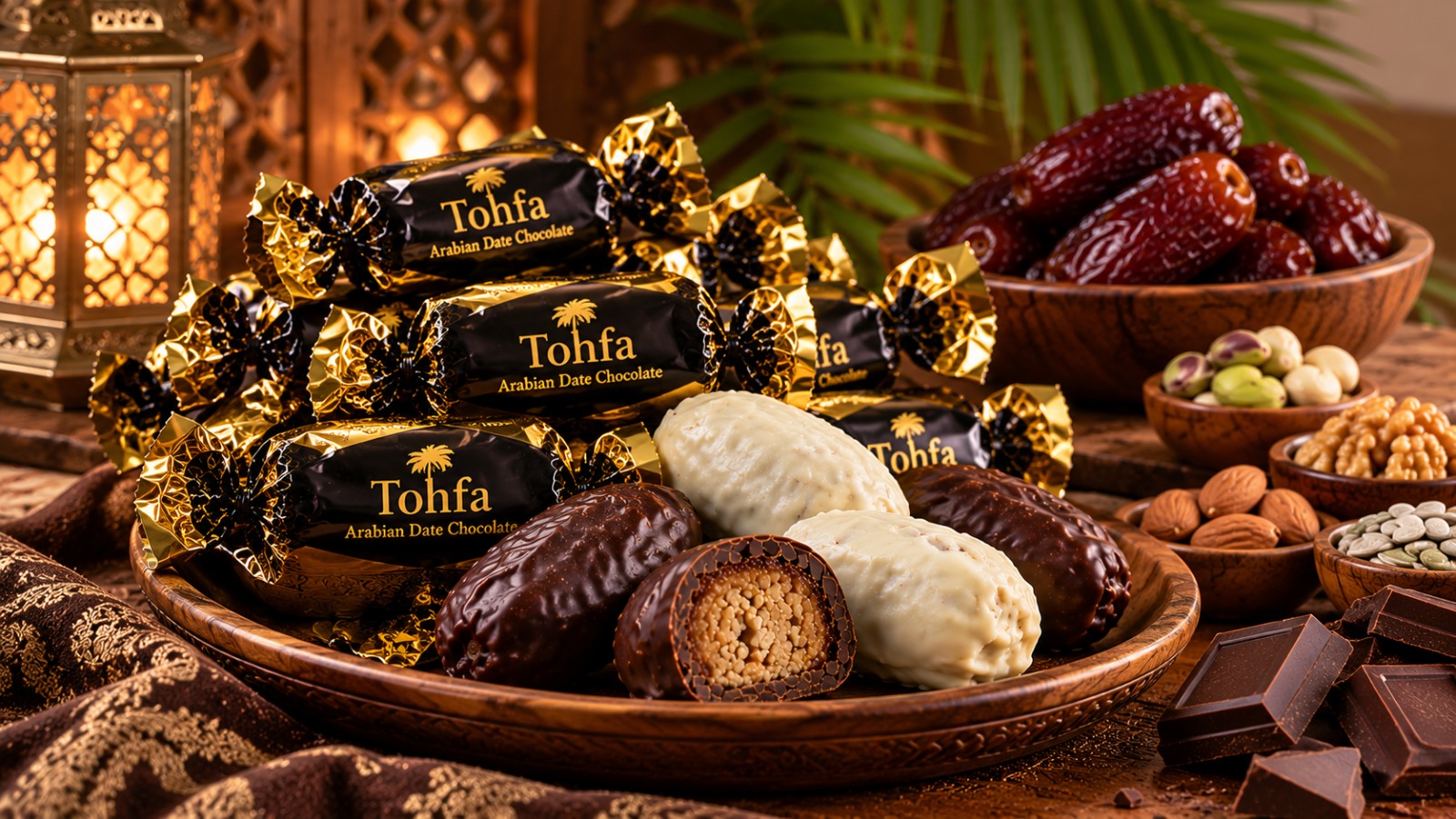 Tohfa date chocolate detail
